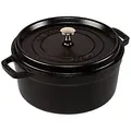 Produktbild: Staub La Cocotte 26cm rund, schwarz, Gusseisen