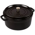 Produktbild: Staub La Cocotte 26cm rund, schwarz, Gusseisen