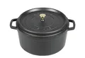 Produktbild: STAUB Cocotte Bräter 26cm rund Gusseisen schwarz induktionsgeeignet