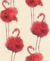 Produktbild: Rasch tesa Selbstklebende Tapete Flamazing 370805 - Schnell, einfach, sauber - Große Flamingos in Pink. Echte Tapete - 6,00m x 0,53m