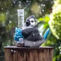 Produktbild: KADAX Regenmesser für Garten 12 cm/5 Zoll, Dekorativer Niederschlagsmesser mit Übersichtlichen Doppelten Skalen, Frostsicherer Regenanzeiger (12 cm/5 Zoll, Vogel)