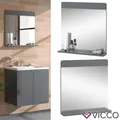 Produktbild: Badezimmerspiegel Izan Grau 60 x 62 cm mit Regal Vicco