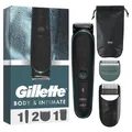 Produktbild: Gillette Body Und Intimate Trimmer Herren I5 für Körper und Intimbereich, Skinfirst Intimrasierer Mann mit Lebenslang Scharfen Klingen, Wasserdicht, Kabellos für Nass und Trockenanwendung