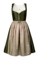 Produktbild: Edelnice Trachtenmode Exklusives Designer Midi Dirndl Adele mit Knopfleiste inkl. Dirndlschürze Gr. 32-54 (DE/NL/SE/PL, Numerisch, 36, Regular, Regular)