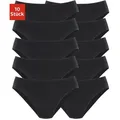 Produktbild: Bikinislip PETITE FLEUR, Damen, Gr. 40/42, schwarz, Single Jersey, Obermaterial: 95% Baumwolle, 5% Elasthan, unifarben, körpernah, Unterhosen, aus elastischer Baumwolle, Topseller
