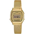 Produktbild: Chronograph CASIO VINTAGE, gold (goldfarben), Armbanduhren, Damen, Chronograph, Quarzuhr, Armbanduhr, Damenuhr, Digitaluhr, Datum, Edelstahlarmband