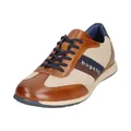 Produktbild: bugatti man Herren Low-Top Sneaker, Männer Sneaker, Wechselfußbett,schnürschuhe,schnürer,Business,maennlich,Men's,Men,Cognac (6300),43 EU/EU UK