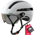 Produktbild: Alpina Unisex-Erwachsene SOHO Visor V Fahrradhelm, White matt, 55-59