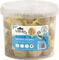 Produktbild: Dehner Natura Premium Meisenknödel mit Netz, ganzjähriges Wildvogelfutter proteinreich / energiereich, hochwertiges Vogelfutter für Wildvögel, im Eimer, 30 Stück je 90 g (2.7 kg)