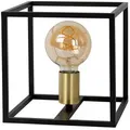 Produktbild: Lucide Tischleuchte Ruben, Schwarz, Metall, 22x22x22 cm, RoHS, Reach, Schnurschalter, Lampen & Leuchten, Innenbeleuchtung, Tischlampen, Tischlampen