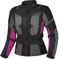 Produktbild: SHIMA Hero 2.0 wasserdichte Damen Motorrad Textiljacke, schwarz-pink, Größe XS