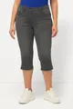 Produktbild: Ulla Popken Funktionshose Capri Jeans Sarah schmale 5-Pocket-Form