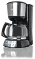 Produktbild: KOENIC KCM 101024 Kaffeemaschine mit Zeitschaltuhr (Timer) Edelstahl/Schwarz