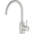 Produktbild: Grohe Kchenarmatur mit Einhebelmischer Eurosmart Cosmopolitan supersteel matt 32843 (32843DC2)