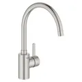 Produktbild: GROHE Eurosmart Cosmopolitan Einhand-Spültischbatterie, Ausladung 224mm, schwenkbar, hoch, 32843DC2