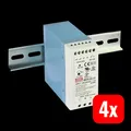 Produktbild: Mean Well Hutschienen-Netzteil DIN-Rail MDR-40-12 12 V/DC 3.33 A 40 W 4 STÜCK