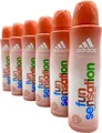 Produktbild: 6x Adidas Fun Sensation Deospray Woman Deo 24h Frisch Bodyspray 6 x 150ml