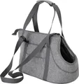 Produktbild: Hundetasche, Hände frei Reisetasche, Transportbox, mit Seitentaschen, Katzentasche, mit verstellbarem Schultergurt, Graphit, XL: 30x50x32 cm