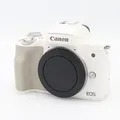 Produktbild: Canon EOS M50 Gehäuse weiß Gebrauchtware | Normale Gebrauchsspuren | 12 Monate Garantie | ✔️ Temporär mit Kostenlose Geschenkbox i.W.v. 160 €