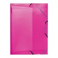 Produktbild: Herlitz 10722510 Heftbox A4 PP transluzent Rückenbreite 4 cm, himbeer