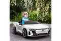 Produktbild: HOMCOM Elektro-Kinderauto mit Fernbedienung, Kinderfahrzeug mit Sicherheitsgurt, Belastbarkeit 25 kg, (1-tlg), für Garten, Balkon, Weiß