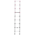 Produktbild: HAILO FlexLine Sicherheits-Teleskopleiter Anlegeleiter Aluleiter 9 Sprossen ***N