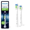 Produktbild: Philips Sonicare W2 Optimal White, Original Ersatzbürstenköpfe, Weiß, 2er-Pack, HX6062/87