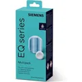Produktbild: Siemens Multipack TZ80003A, Inhalt: 1 x 10 Reinigungstabletten (je 2,2 g) und 2 x 3 Entkalkungstabletten (je 36 g), für Kaffeevollautomaten der EQ Serie, weiß