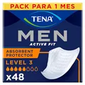 Produktbild: TENA Men Inkontinenzeinlagen, Stufe 3, für Herren, für mittlere Blasenschwäche, 48 Stück (1 Monatspack)