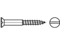 Produktbild: 100 x Senk-Holzschrauben mit Schlitz DIN 97 Messing 6 x 100, CAB FASTENING