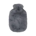 Produktbild: Fashy Wärmflasche mit Flauschbezug Fellimitat extra soft 2,0 Liter grau