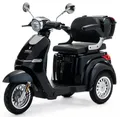 Produktbild: VELECO 3 Räder Elektroscooter 1000W Seniorenmobil E-Fahrzeug 3 Farben (Schwarz)