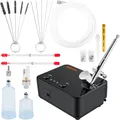 Produktbild: VEVOR Mini Airbrush Set Kompressor Double Action Sprühpistole Lackierpistole