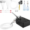 Produktbild: Mini Airbrush Set Kompressor Double Action Sprühpistole Lackierpistole