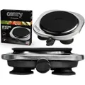 Produktbild: Camry Cr6510 Elektroherd, Kochfeld, Temperaturregler, Edelstahl, Kompakt, Reise, Camping 185 Mm, 1500w