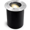 Produktbild: SSC-LUXon Juavi Bodeneinbaustrahler Außen Silber IP67 Schwenkbar mit GU10 LED 6W Warmweiß