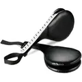 Produktbild: Taekwondo Handpratzen 2er Set, Doppelschlagpolster, Kick Pad, Kampfsport, H X B X T: 51 X 18,5 X 8 Cm, Schwarz - Relaxdays