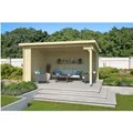 Produktbild: Lasita Gartenhaus Columbus 425 cm x 300 cm Natur/Unbehandelt