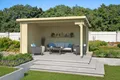 Produktbild: LASITA MAJA Gartenhaus Pavillon Holz Columbus, BxT: 425x300 cm, ohne Dacheindeckung