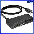 Produktbild: 3-in-1 Scart-Konverter HDMI RCA für HDTV Xbox PS5 PS4 DVD N64 Wii PC