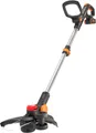 Produktbild: Worx Akku-Rasentrimmer Nitro WG173E, 33 cm Arbeitsbreite Faden, 3-IN-1 Funktion, bürstenloser Motor, inkl. Akku und Ladegerät