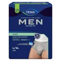 Produktbild: TENA® MEN ACTIVE FIT Pants Normal grau L/XL bei Inkontinenz · 10 St · PZN 179816