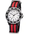 Produktbild: Regent robuste Uhr für Kinder und Jugendliche schwarz/rot BA-384