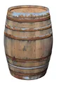 Produktbild: Temesso Stehtisch Tisch Gartentisch aus gebrauchtem Weinfass, Fass, Barrique Tisch aus Eiche Holz rustikal 225 Liter (rustikal Natur)