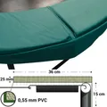 Produktbild: Magic Circle Randabdeckung 427-430 cm Grün Federabdeckung Trampolin Umrandung