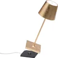 Produktbild: Zafferano Poldina Pro Mini Tischlampe - Aufladbare LED Lampe - 30 cm - Gold