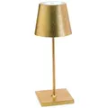 Produktbild: Zafferano Akkuleuchte Poldina Pro Mini 30 cm Blattgold