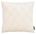 Produktbild: Magma Heimtex Kissenbezüge 2er Set Nobless ca. 50x50 cm einfarbig Rautenmuster, (2 Stück), weich kuschelig Rautenmuster