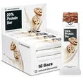 Produktbild: natural elements Proteinriegel Cookies & Cream – Low Sugar Eiweißriegel – 13g Protein und 164kcal pro Riegel – 16x45g, vegetarisch, ohne Palmöl, – in Deutschland laborgeprüft