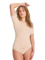 Produktbild: FINN Anti-Schweiß Shirt Damen mit integrierten Achselpads gegen Starkes Schwitzen - Anti-Schweiß Unterhemd mit garantiertem Schutz vor Schweißflecken und Schweißgeruch Hautfarbe Nude XXL